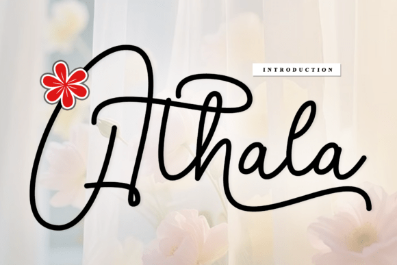 Athala: The Rhythmic Script Font for Artisanal Branding
