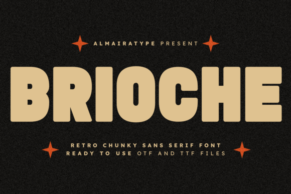 Brioche: A Bold Retro Font for Modern Design
