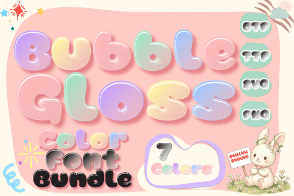 Bubble Gloss: The Sweet & Shimmering Font for Creative Projects