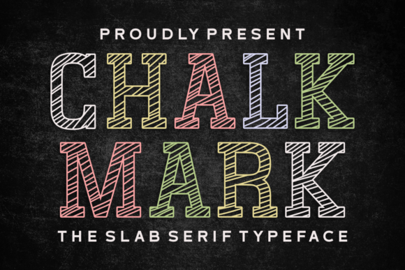 Chalk Mark: A Vintage-Modern Font with Authentic Rusty Charm
