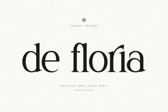 De Floria: A Modern Serif with Timeless Appeal