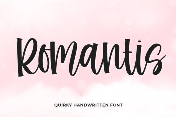 Discover Romantis: A Playful Handwritten Typeface