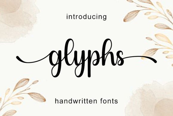 Discover the Elegance of Glyphs: A Stylish Handwritten Font
