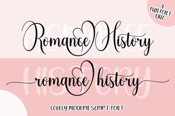 Exploring the Romance History Font Duo
