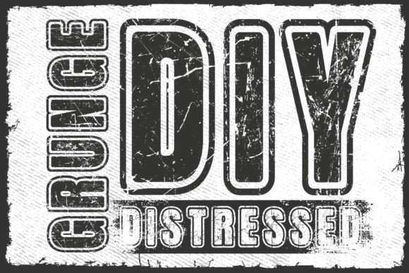 Grunge DIY Distressed: A Vintage Font for Authentic Design