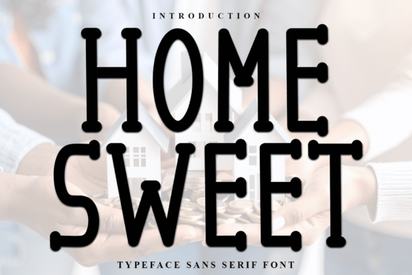 Home Sweet: A Festive Typeface for Holiday Magic