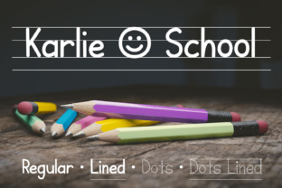 Karlie School: A Font for Teaching Children to Write