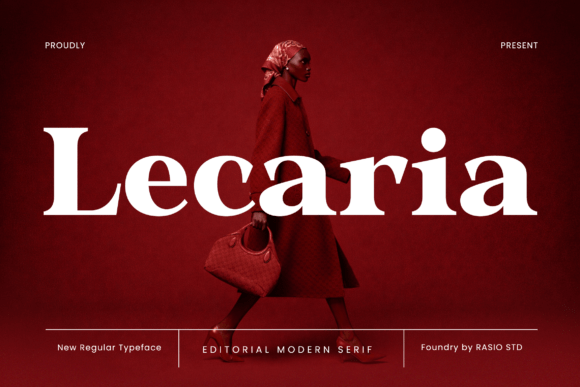 Lecaria: Modern Editorial Serif with Elegant Structure