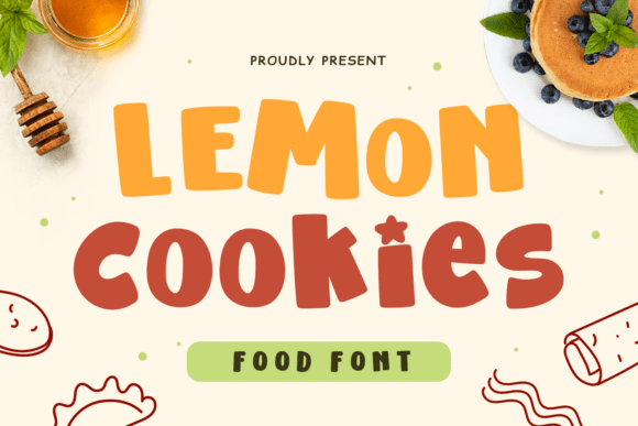 Lemon Cookies: A Sweet Display Font for Playful Designs