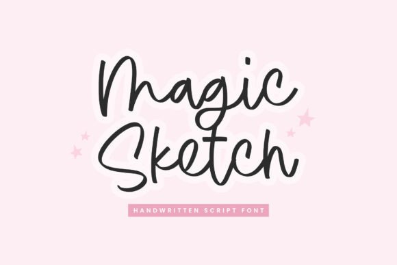 Magic Sketch: A Handwritten Font for Authentic Designs
