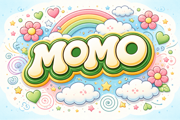 Momo: The Retro Bubble Font for Bold Branding