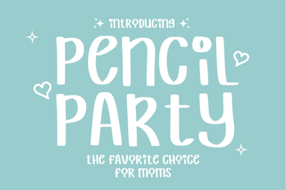 Pencil Party: The Friendly Handwritten Font for Every Project