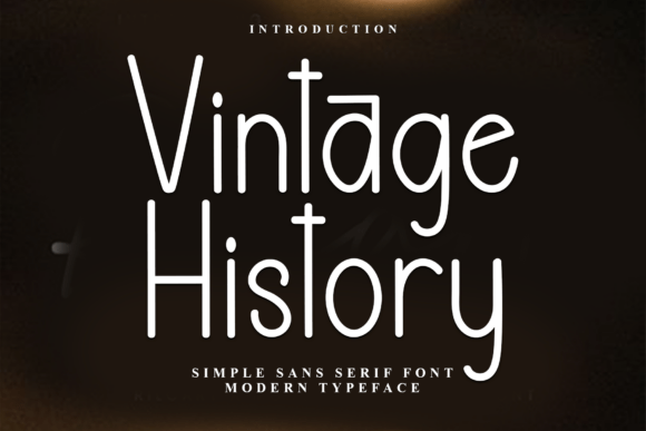 Vintage History: A Festive Typeface for Enchanting Designs